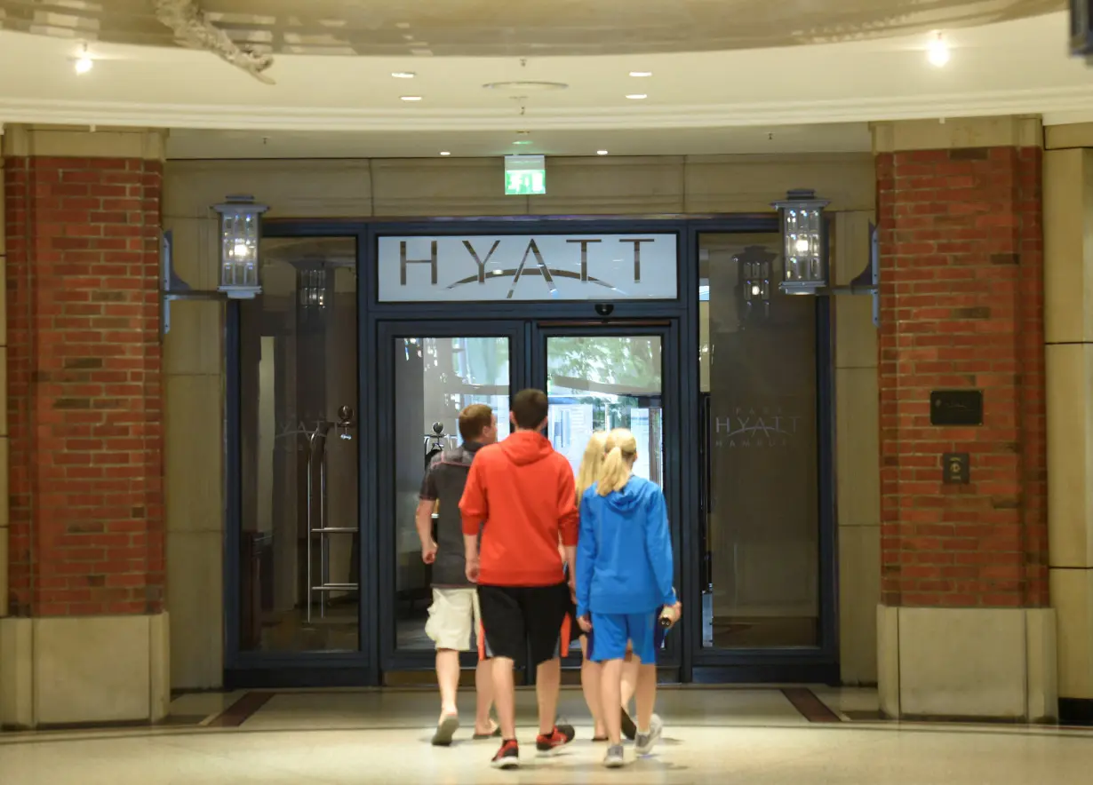 FILE PHOTO: The hotel Hyatt is pictured in Hamburg