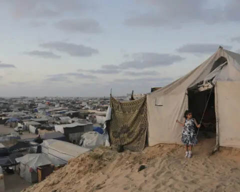 US-built pier in Gaza unloads aid again after weather setback, official says