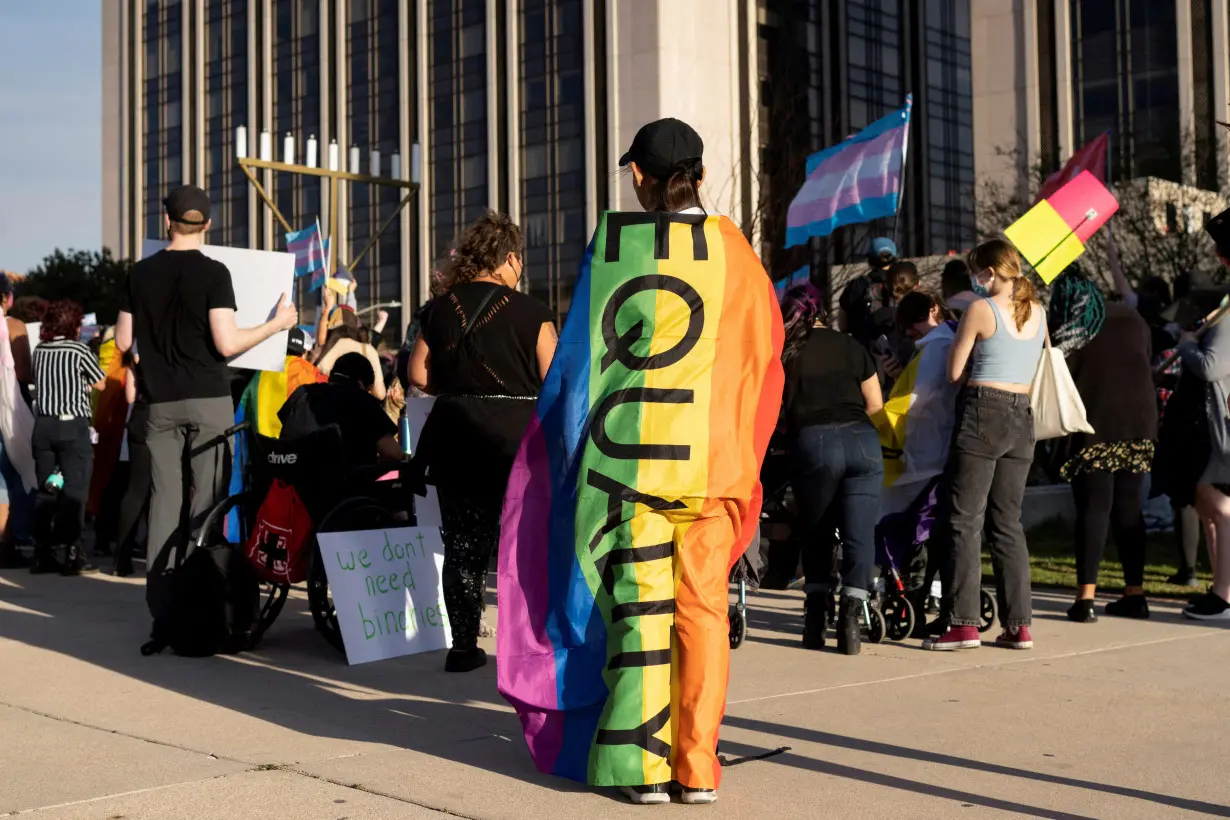 FILE PHOTO: International Transgender Day of Visibility rally and protest in Tucson