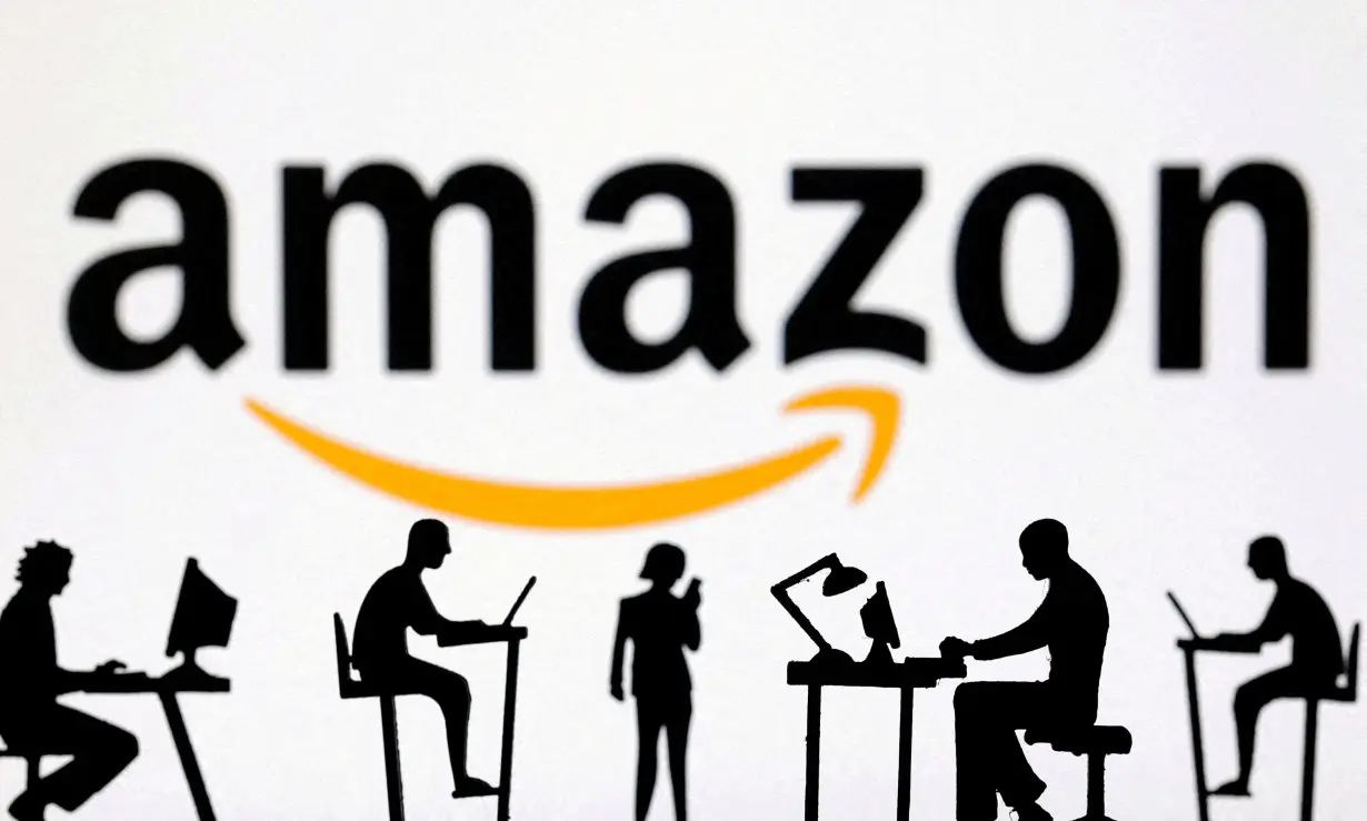 FILE PHOTO: Illustration shows Amazon logo