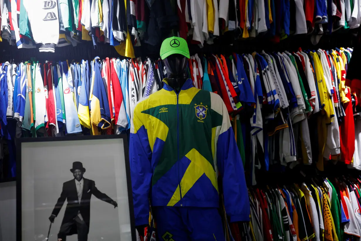 Brazilian Guinness World Records title holder is the owner of the world's largest collection of soccer shirts in Sao Paulo