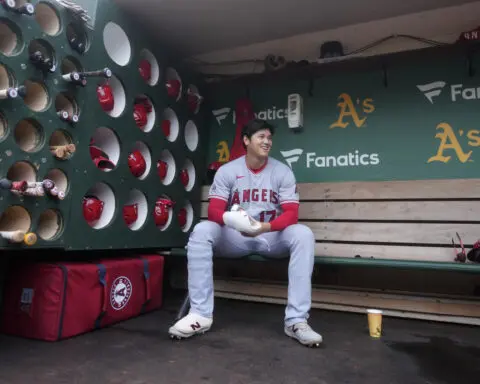 Shohei Ohtani's locker has been packed up at Angel Stadium, and the Angels decline to say why