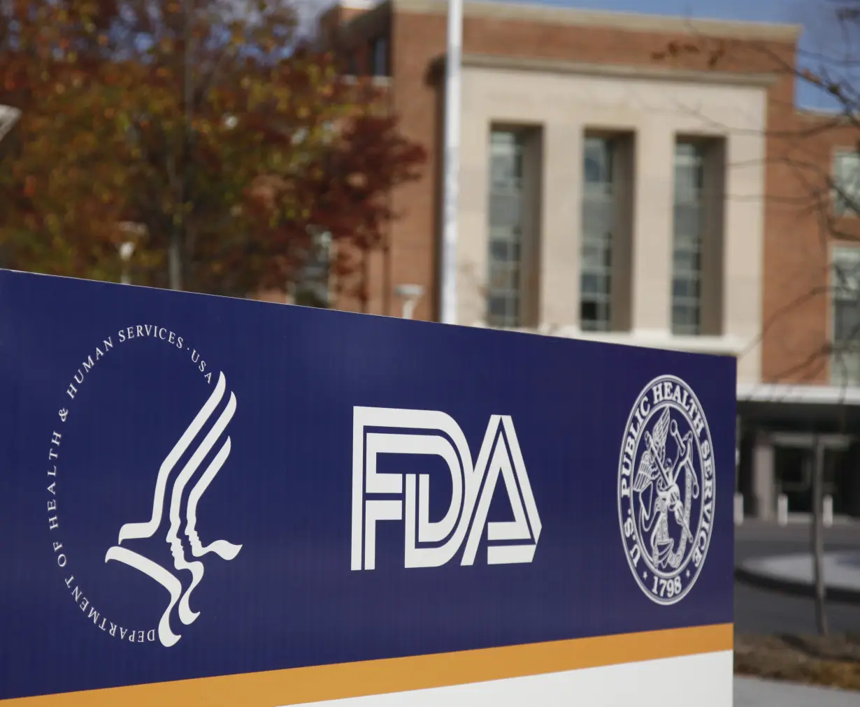 The headquarters of the U.S. Food and Drug Administration (FDA) is seen in Silver Spring, Maryland