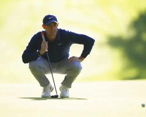 Fitzpatrick and Åberg shine out of Europe's Ryder Cup players at Wentworth. Helligkilde leads