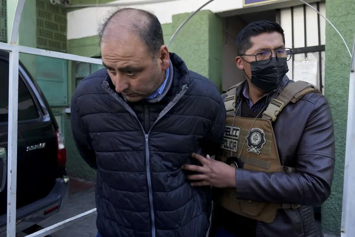 Bolivian general accused of failed coup is transferred to a maximum-security prison