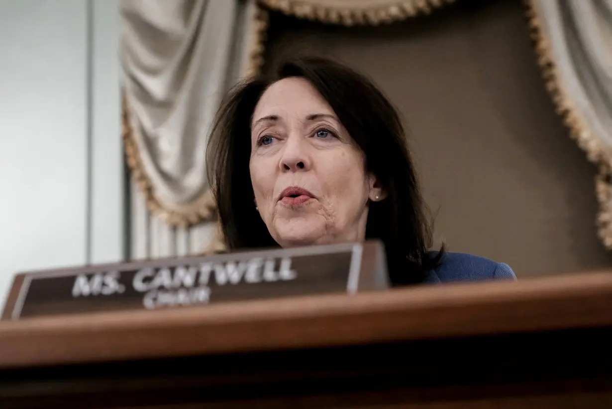 FILE PHOTO: US Senator Maria Cantwell is shown in Washington