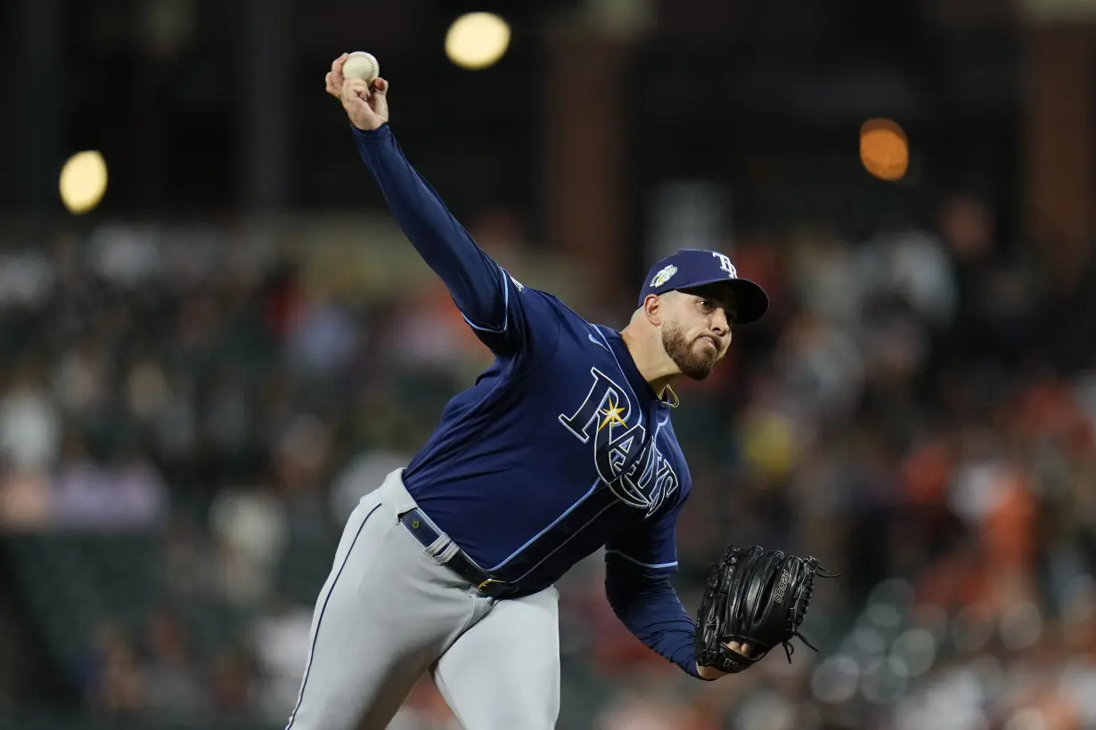 Rays open series in Baltimore with 4-3 victory, pull within game of Orioles in AL East