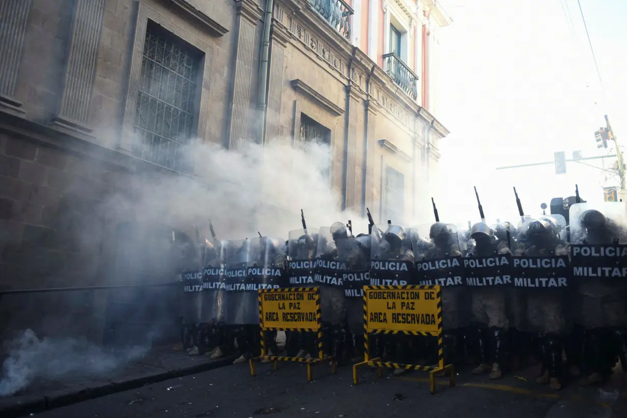 Bolivia's armed forces mobilize as President Arce 