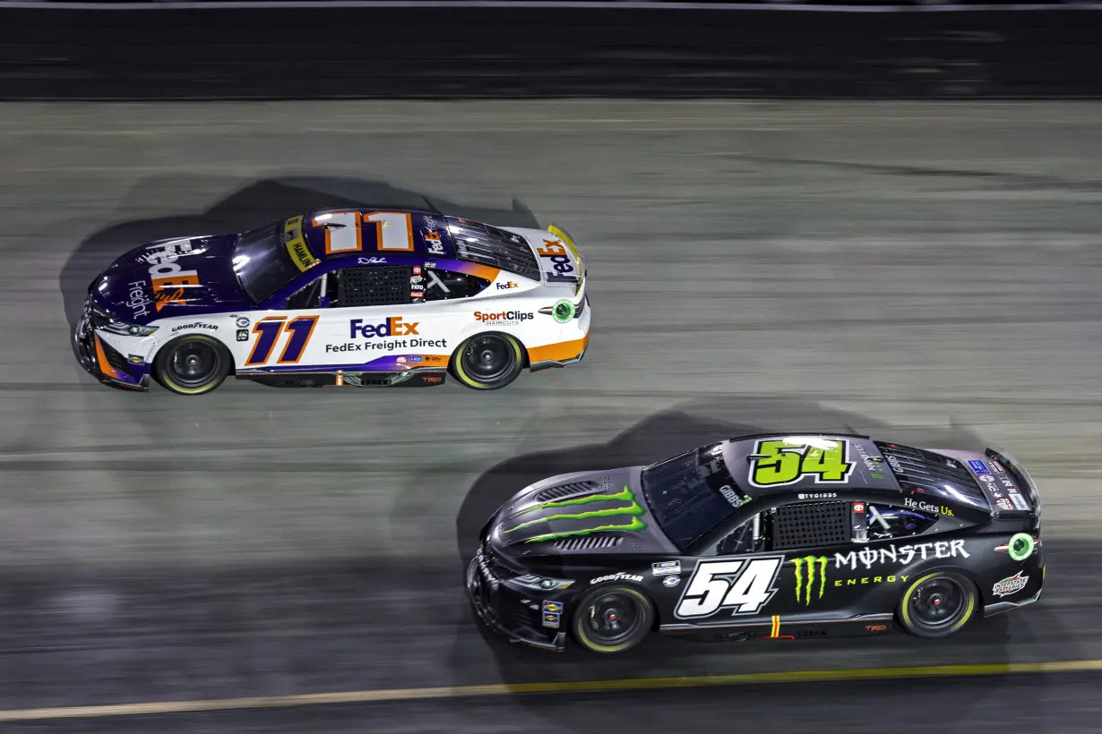 Hamlin wins at Bristol as reigning NASCAR champion Joey Logano eliminated from playoffs