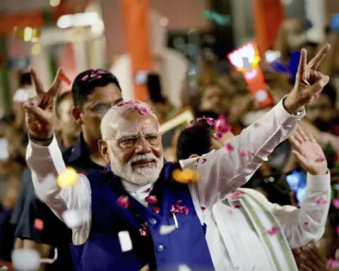 Prime Minister Modi's coalition clinches parliamentary majority in India's election