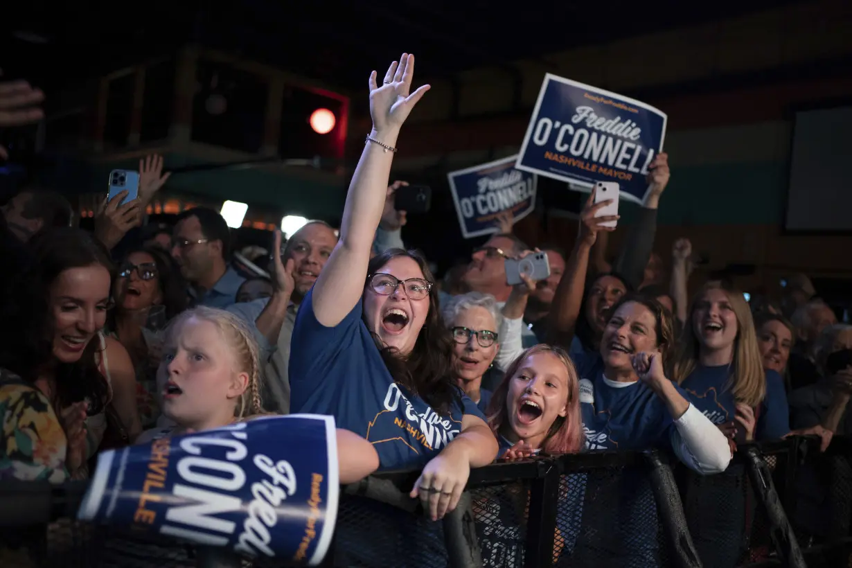 Progressive Councilmember Freddie O'Connell wins Nashville mayor's race