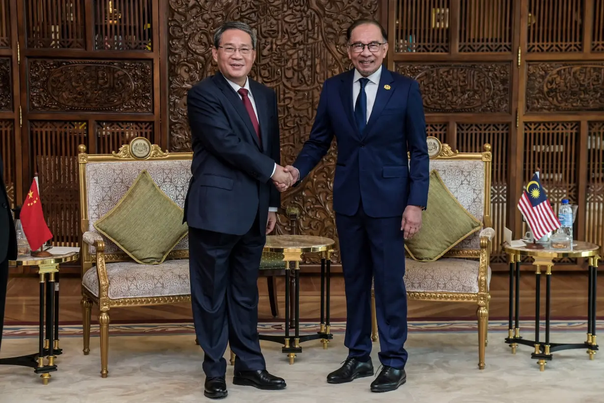 China's Premier Li Qiang meets Malaysia Prime Minister Anwar Ibrahim in Putrajaya