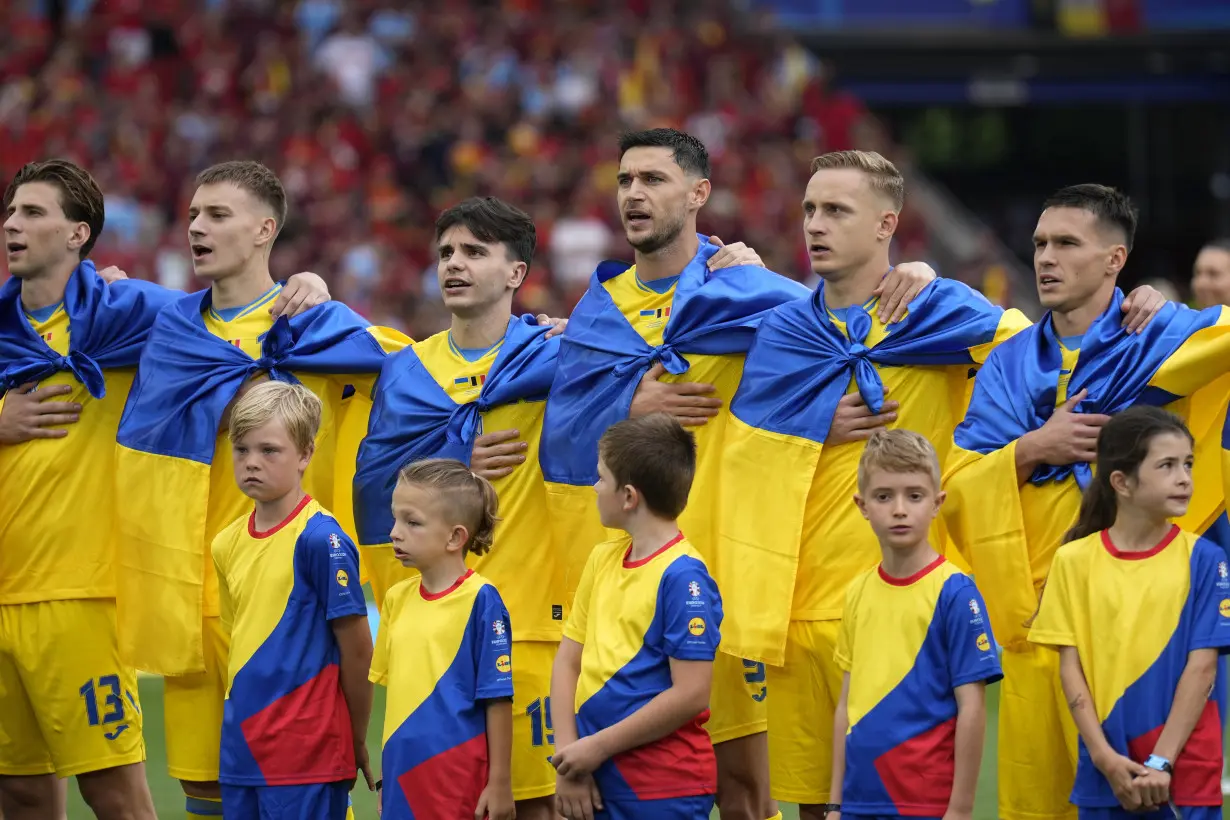 Euro 2024 Soccer Ukraine Belgium