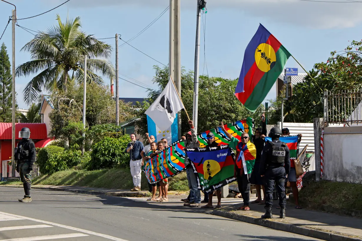 French President Macron visits New Caledonia