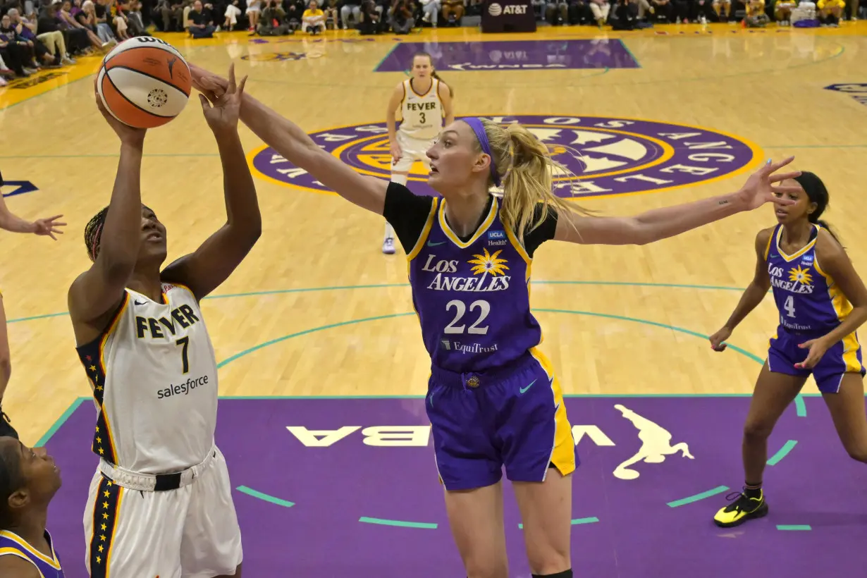 WNBA: Indiana Fever at Los Angeles Sparks