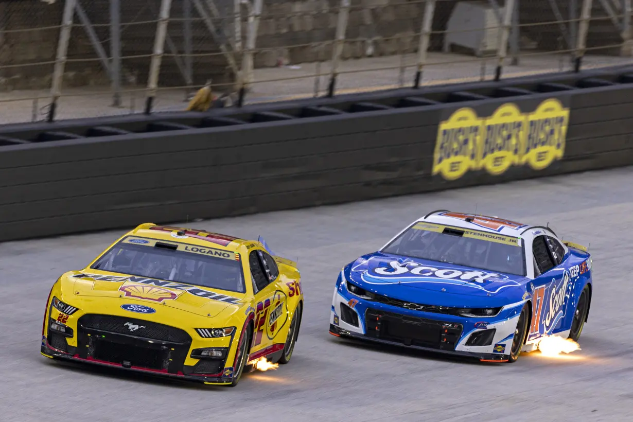 Hamlin wins at Bristol as reigning NASCAR champion Joey Logano eliminated from playoffs