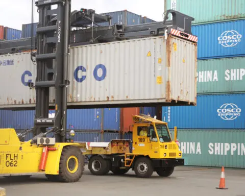 Australia trade surplus rebounds in April as imports dive