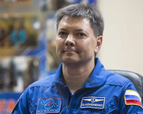 A Russian cosmonaut becomes the first person to spend 1,000 days in space