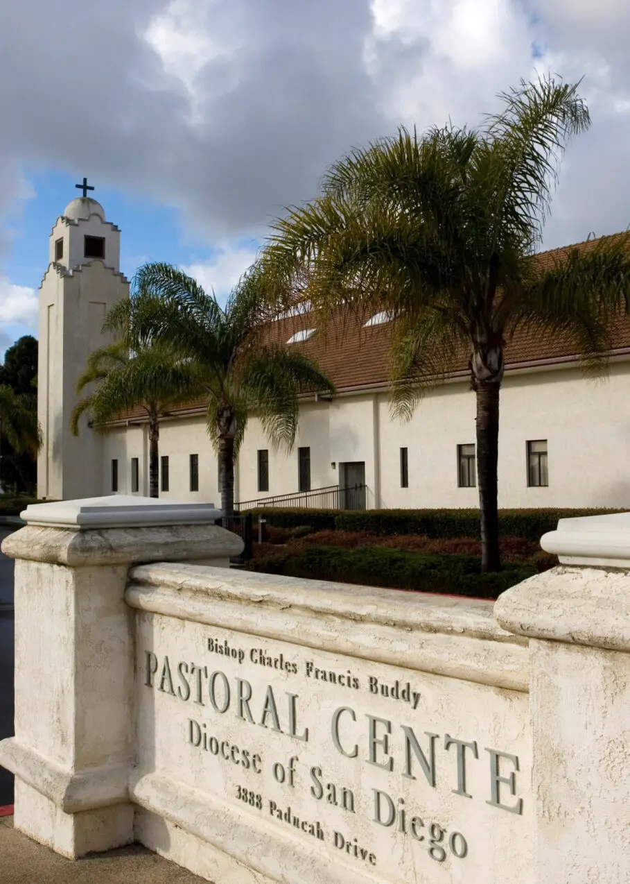 FILE PHOTO: A view of the San Diego Diocesan Pastoral Center, headquarters for the Roman Catholic Church in San Diego