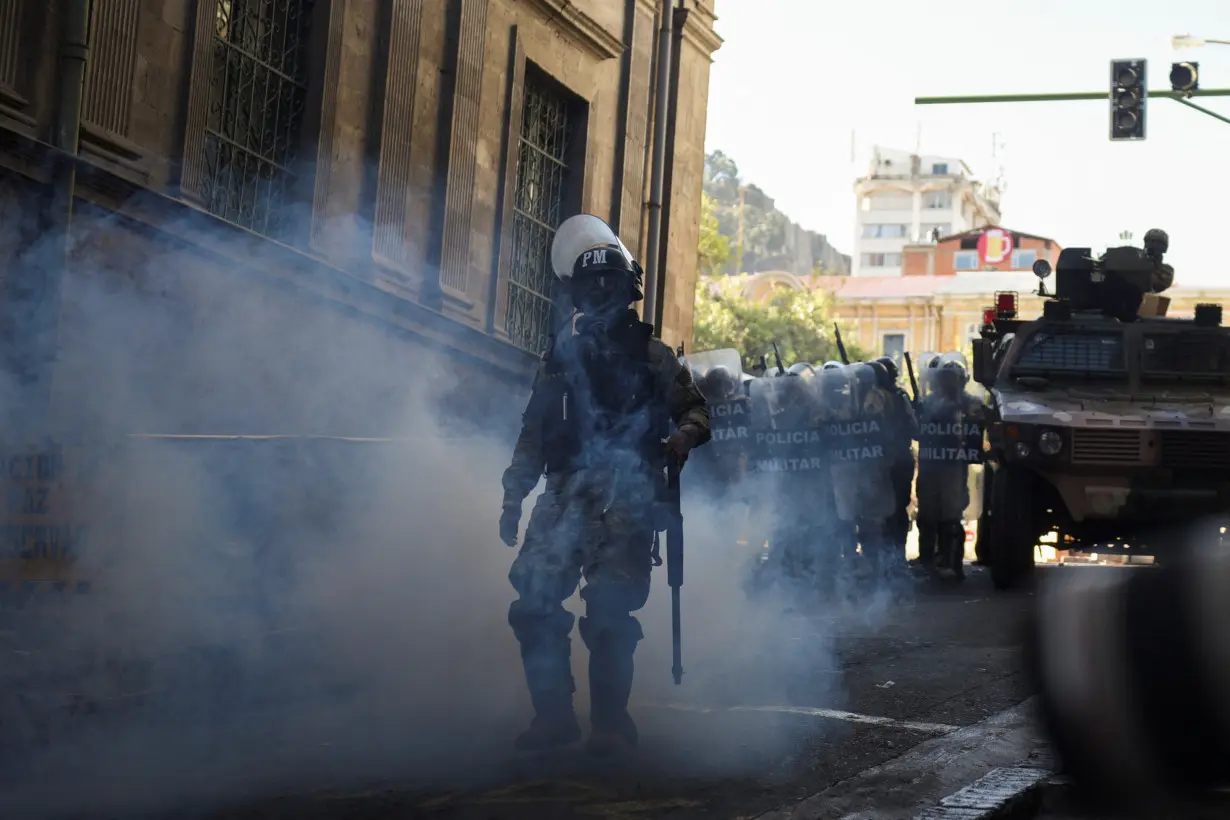 Bolivia's armed forces mobilize as President Arce 