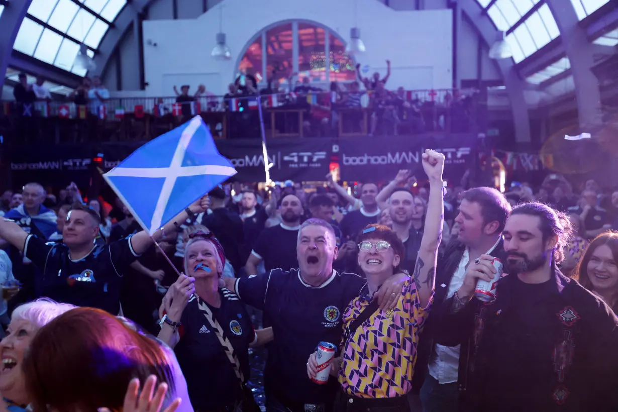 FILE PHOTO: Euro 2024 - Fans in Glasgow gather for Germany v Scotland