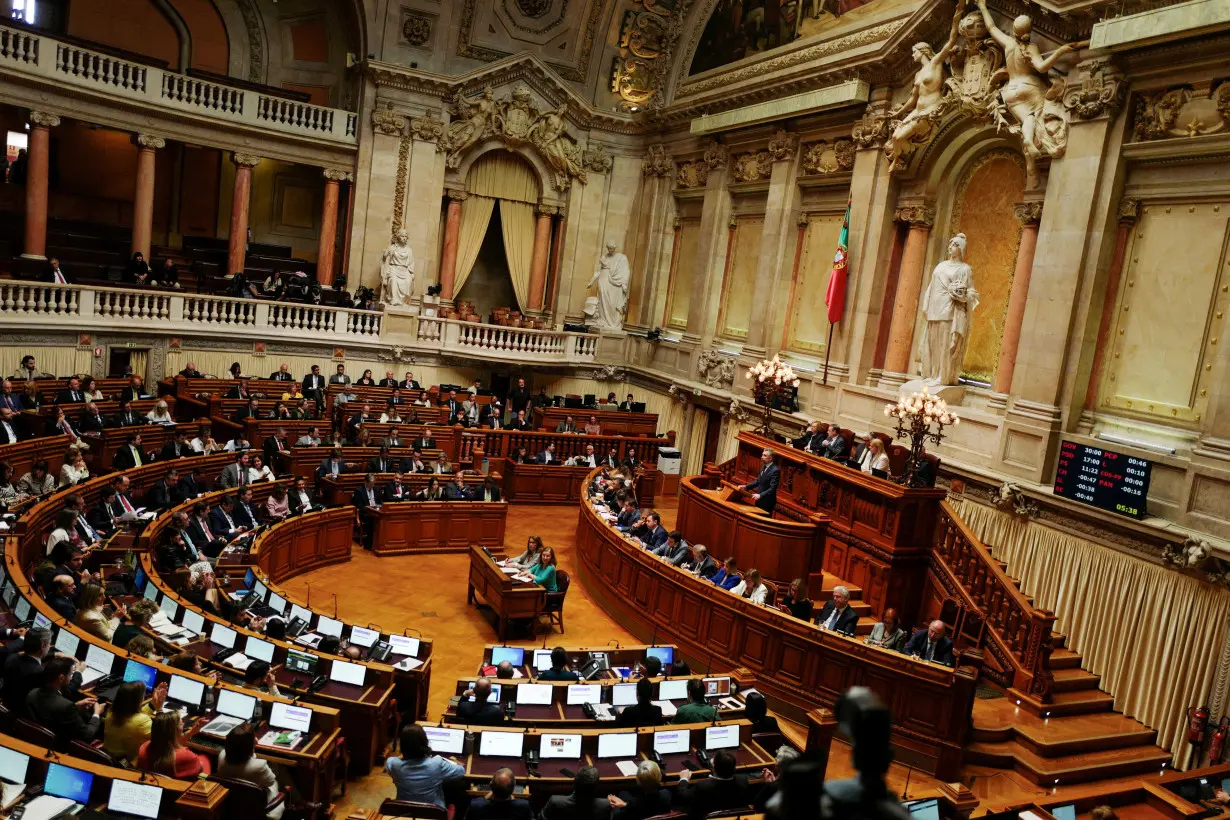 FILE PHOTO: Debate of the new government programme at the Portuguese Parliament, in Lisbon