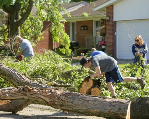 Tornado hits Michigan, killing toddler, while Ohio and Maryland storms injure at least 13