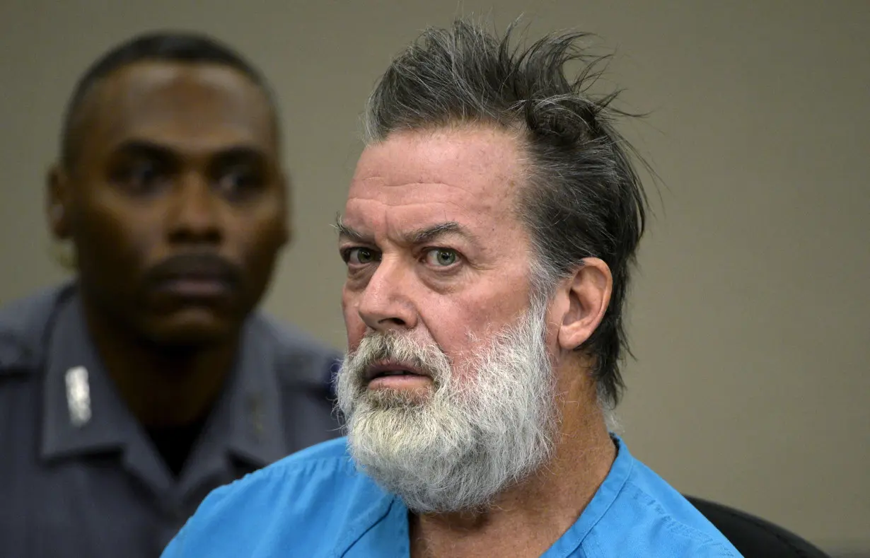 FILE PHOTO: Robert Lewis Dear accused of shooting three people to death at a Planned Parenthood clinic in Colorado attends his hearing in Colorado Springs