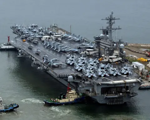 US aircraft carrier arrives in South Korea for military drills