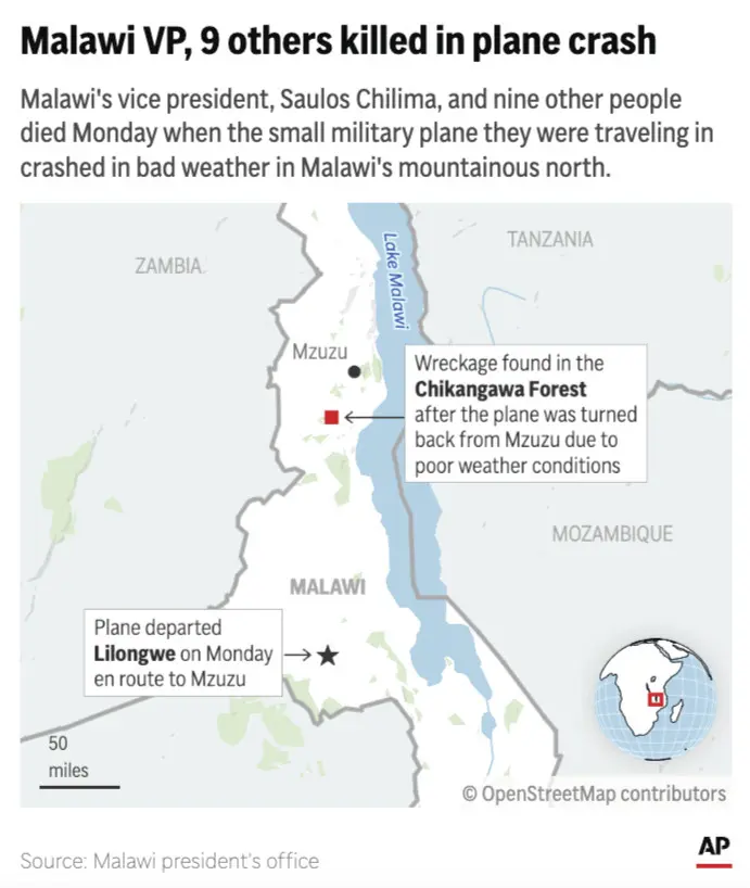 Malawi-Vice-President-Missing-Plane