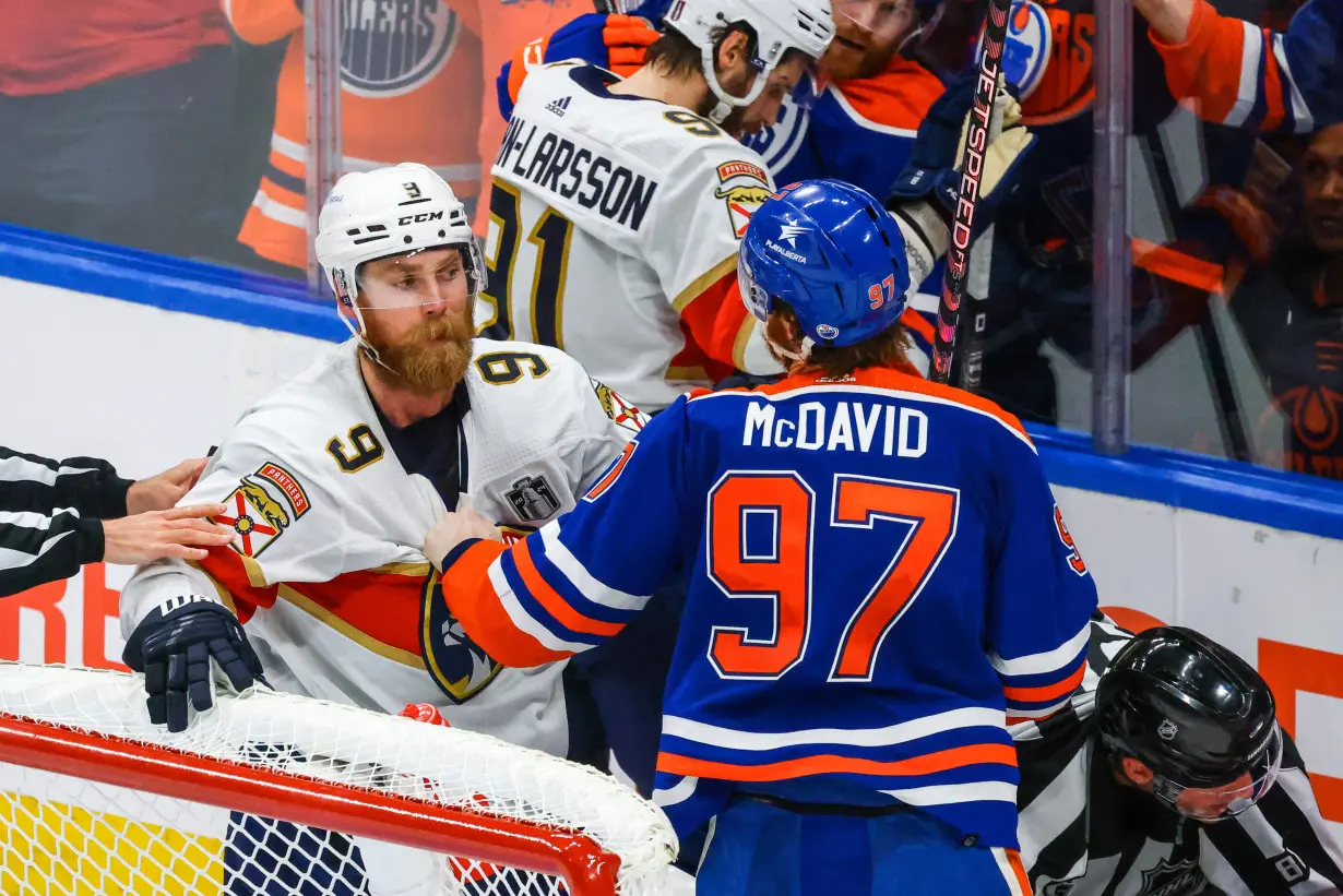 NHL: Stanley Cup Final-Florida Panthers at Edmonton Oilers