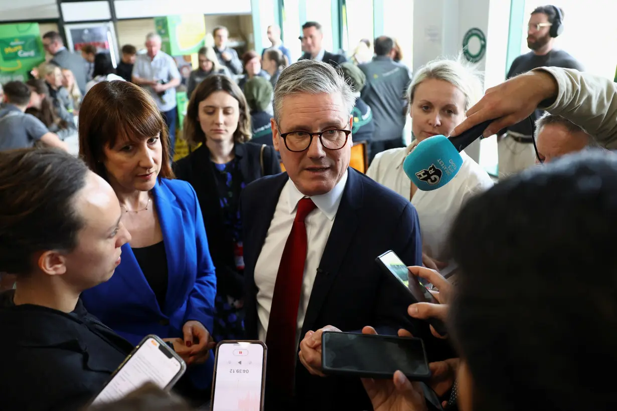 Britain's Starmer meets voters across the country as campaign continues