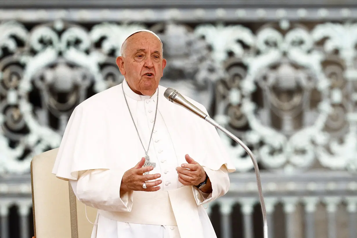 Pope Francis holds weekly general audience at the Vatican