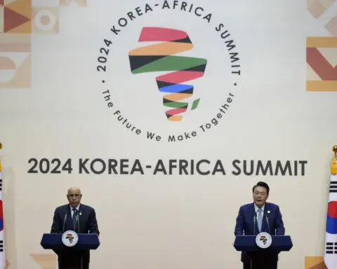 South Korean president vows to expand mineral ties with Africa and send more development aid