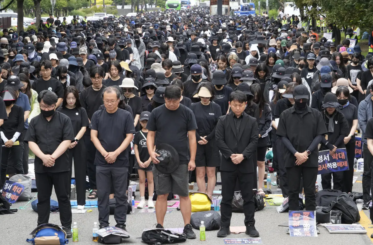 South Korea Teacher Rally