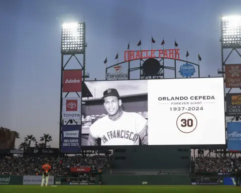 Orlando Cepeda, the slugging Hall of Fame first baseman nicknamed 'Baby Bull,' dies at 86