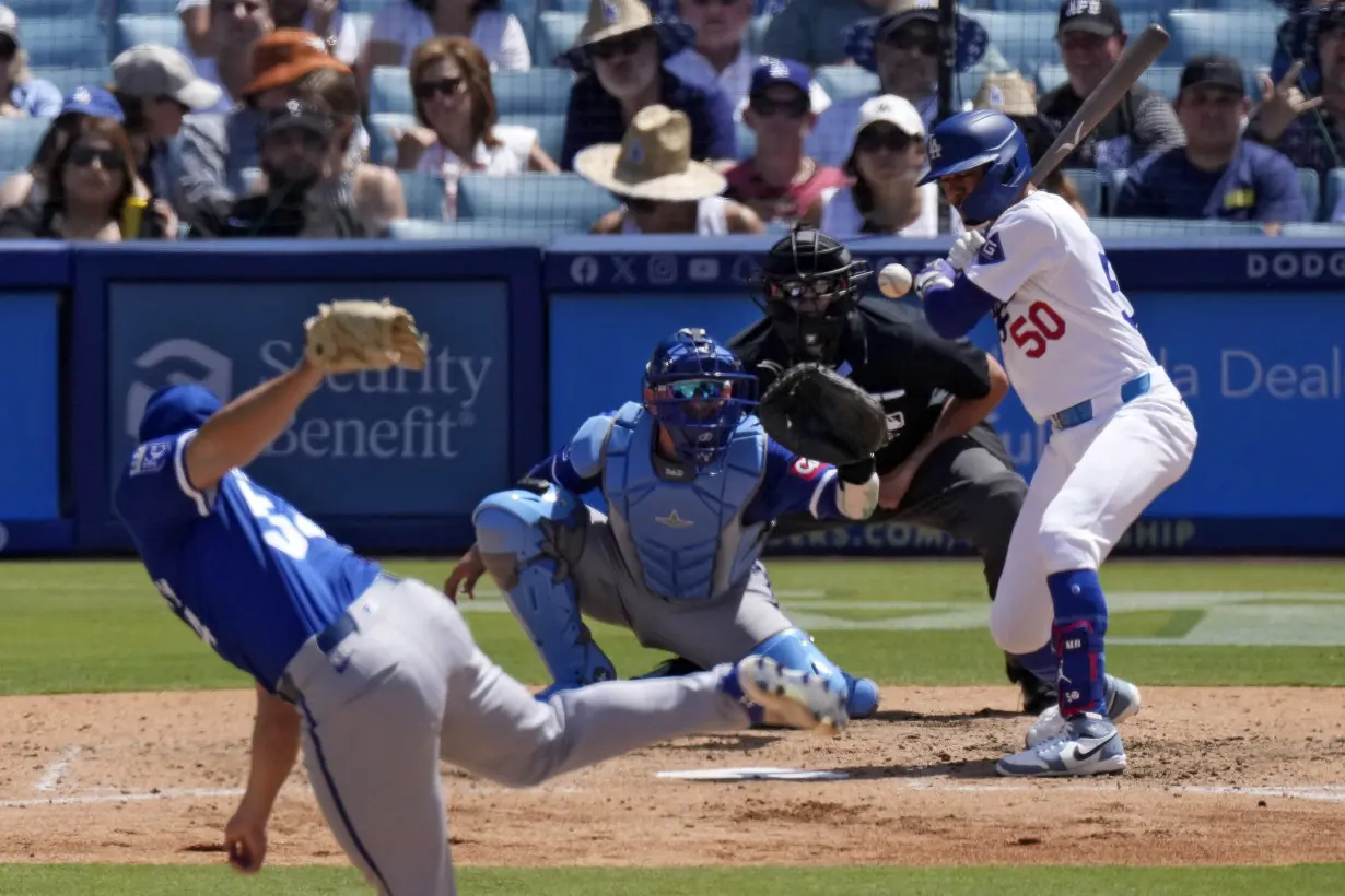 Royals Dodgers Baseball