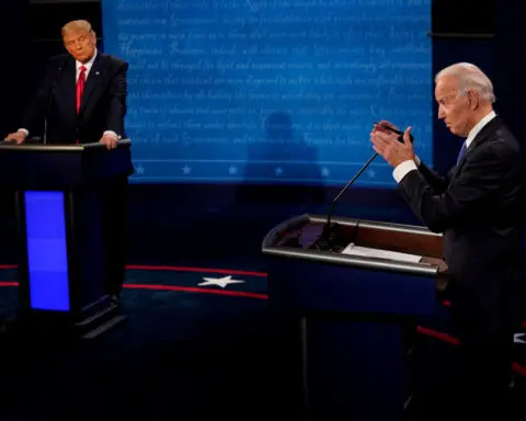 US stock futures, dollar rise after Biden-Trump debate