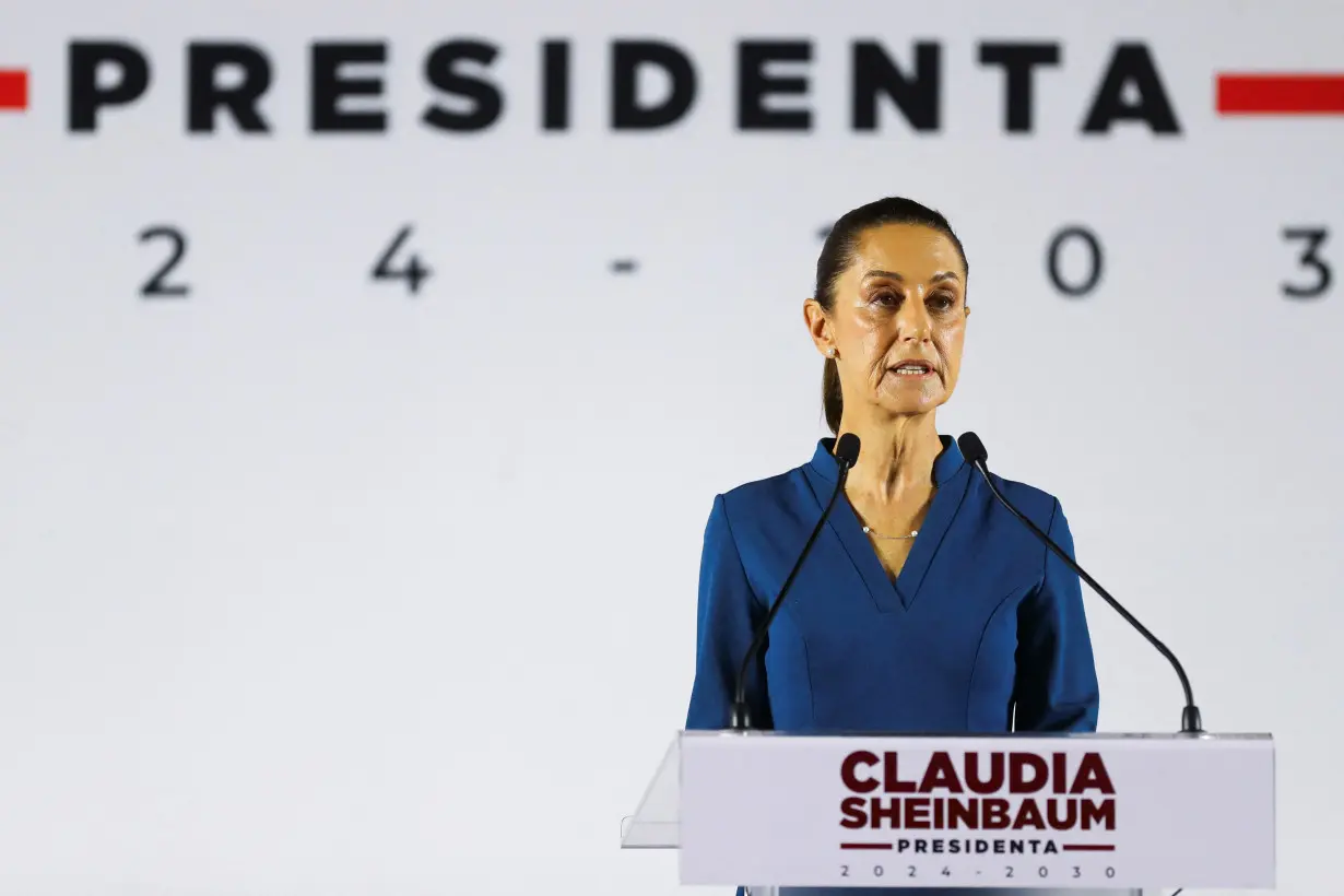 Mexican President-elect Claudia Sheinbaum announces members of her cabinet in Mexico City