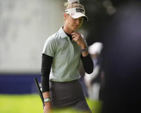 Nelly Korda says dog bite will keep her from defending her title in Aramco tournament