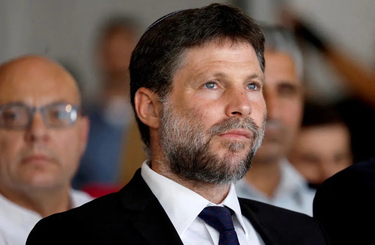 FILE PHOTO: Israeli Finance Minister Bezalel Smotrich