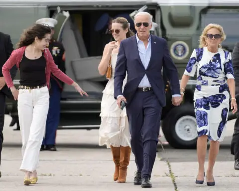 Gathered at Camp David, Biden's family tells him to stay in the presidential race and keep fighting