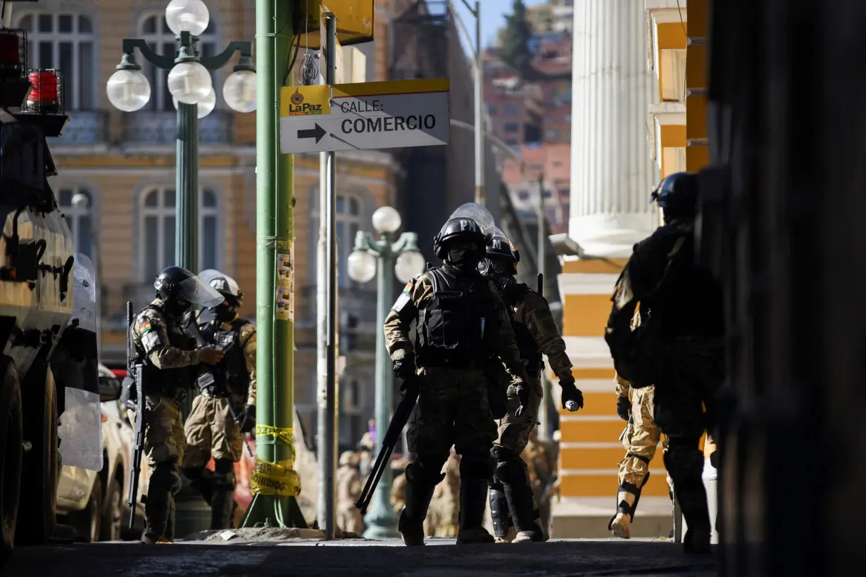 Bolivia's armed forces mobilize as President Arce 