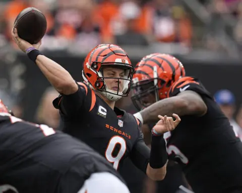Joe Burrow's calf is sore again, an ominous sign for the 0-2 Bengals