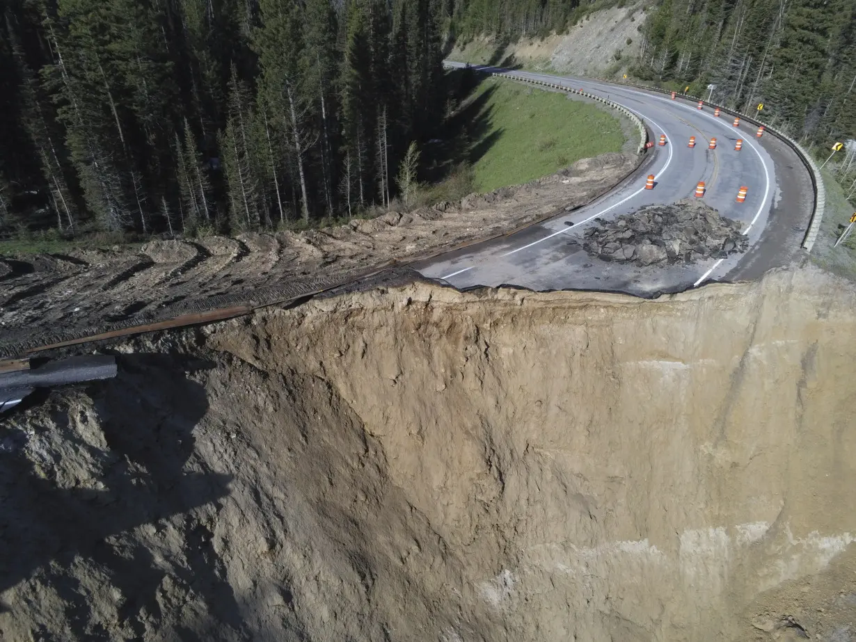 Wyoming Teton Pass Damage