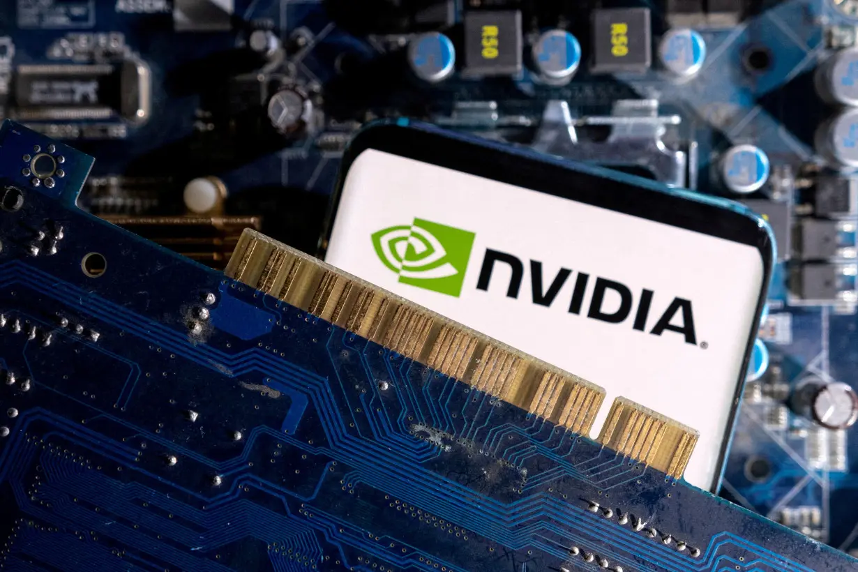 FILE PHOTO: Illustration shows NVIDIA logo