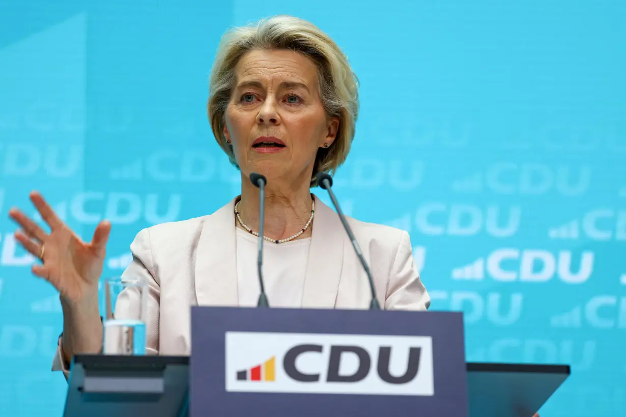 CDU party leadership meeting after the EU elections, in Berlin
