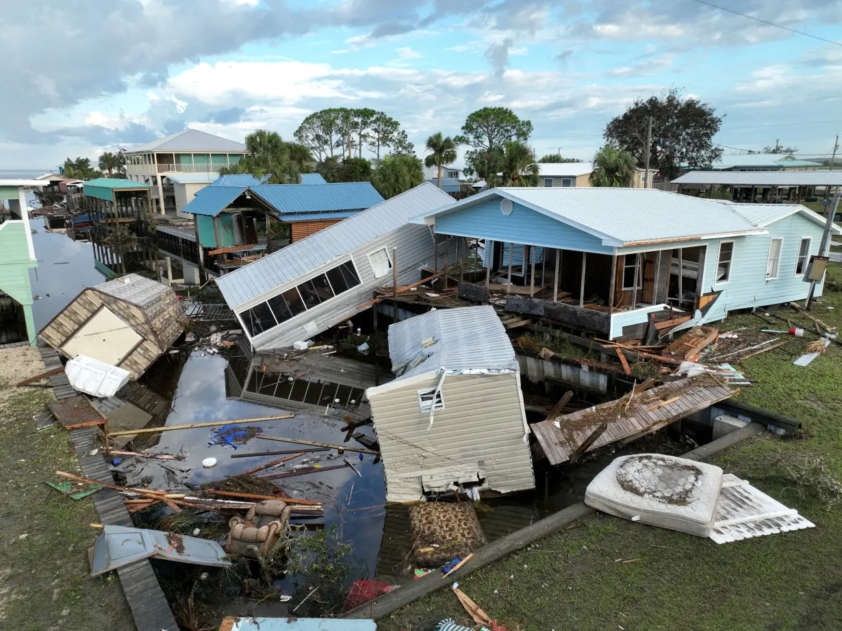 FILE PHOTO: Aftermath of Hurricane Idalia in Horseshoe Beach, Florida