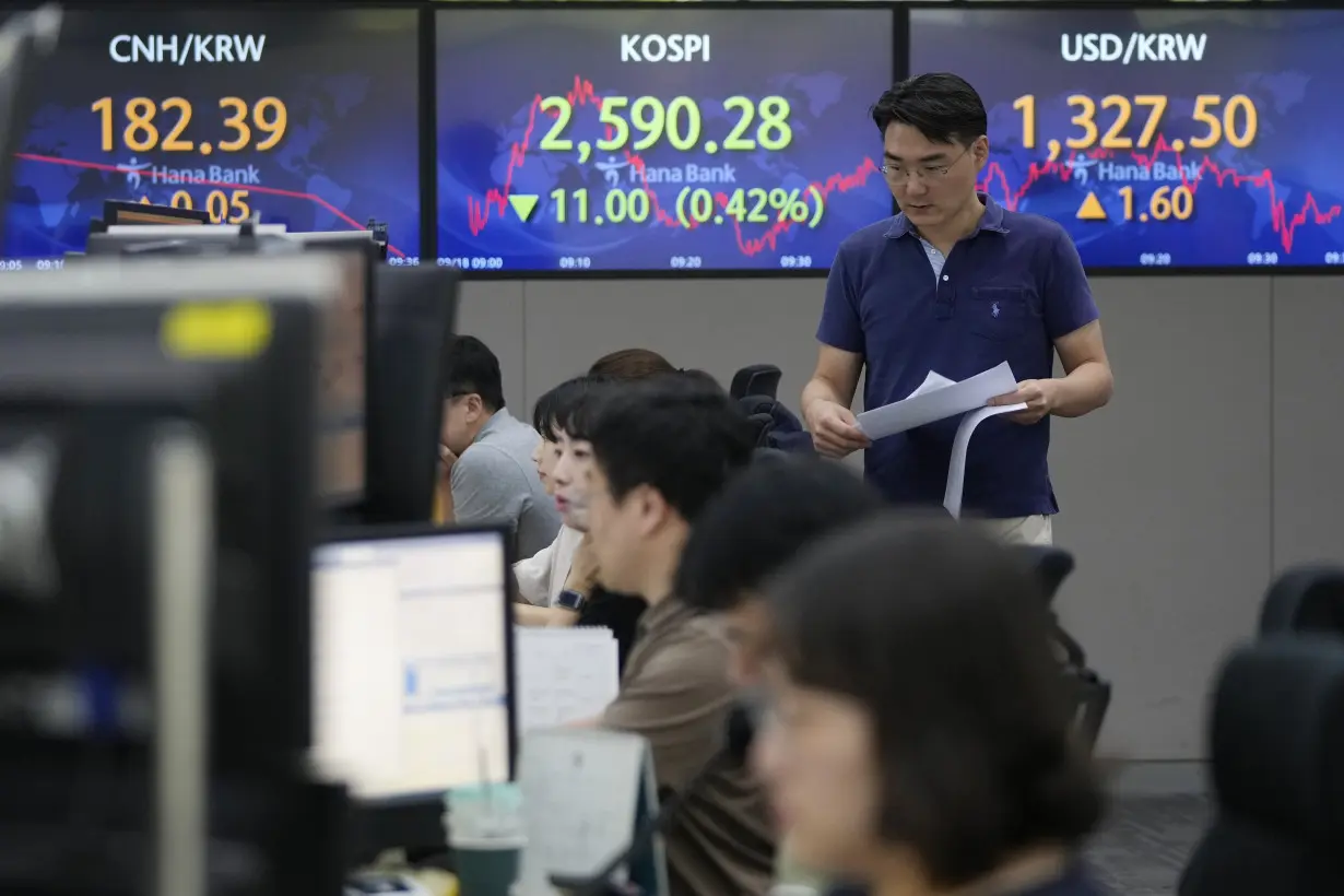 Stock market today: Asian shares weaker ahead of Federal Reserve interest rate decision