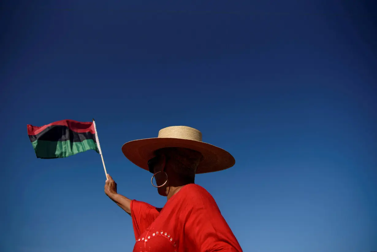 FILE PHOTO: Americans mark 157th anniversary of Juneteenth